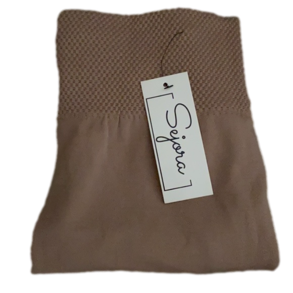 NWT Sejora Leggings Wide Waistband Brown One Size